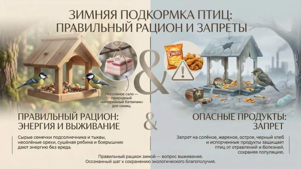 Экологи советуют деревянные кормушки для птиц вместо пластика - Экологические новости на ECOportal.su