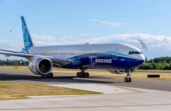 Boeing не сможет начать поставки самолетов B-777-9 до 2027 года